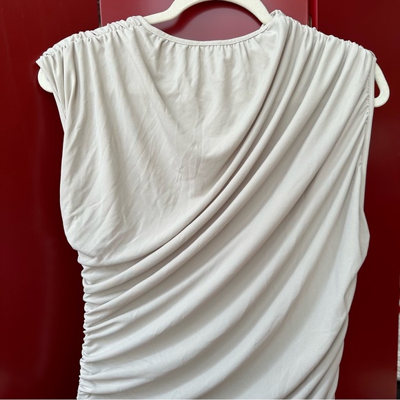 Zara short dress with ruching - Picture 3 of 7